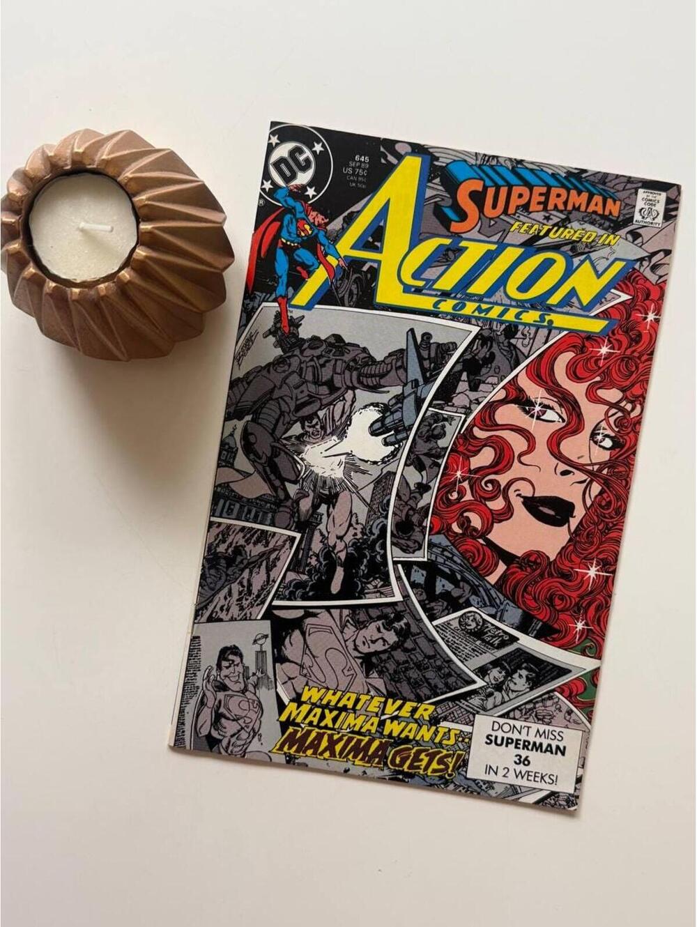 Action Comics #645 (1989) First Appearance of Maxima | Superman - Key Comic Book